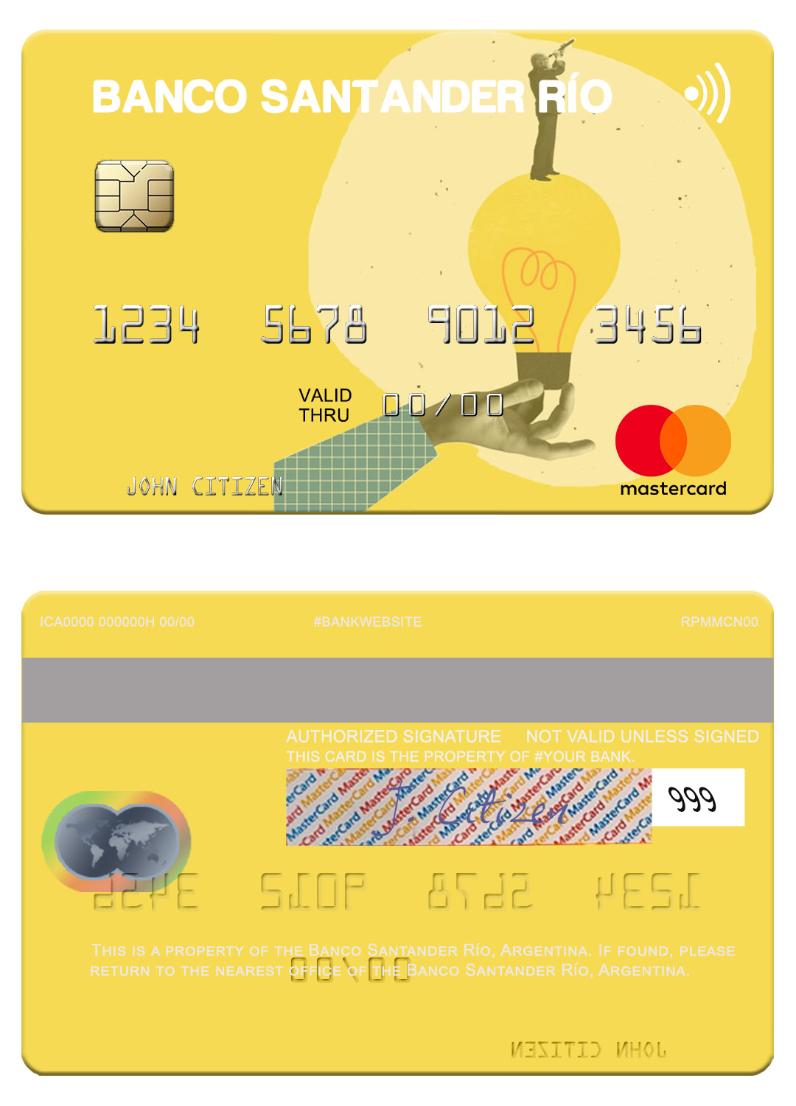 Argentina Banco Santander Rio mastercard